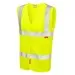 Flame retardant hi vis vest Yellow W08 en 533