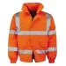Orange Hi Vis Bomber Jacket