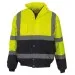 HVP218 Yoko Two Tone Hivis Bomber Jacket
