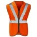HVW05P Orange Rail Pull Apart Hivis Vest