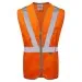 Orange Pull Apart Hi Vis Vest With Zip Pulsarail PR145