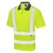 Leo Coolviz Two Tone Hivis Polo Shirt Yellow