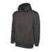 Uneek UC510 Ladies Deluxe Hooded Sweatshirt Charcoal