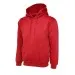 Uneek UC510 Ladies Deluxe Hooded Sweatshirt Red
