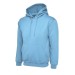 Uneek UC510 Ladies Deluxe Hooded Sweatshirt Sky