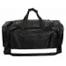 Holdall with reflective stripe large black