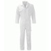 White Stud front coverall