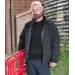 Black Harris Bomber Jacket Fleece Lined Waterproof