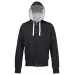 Awdis Chunky Full Zip zoodie JH052 Black