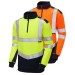 Hi Vis Quarter Zip Two Tone Sweatshirt LEO SS08