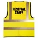 Festival Staff Printed Hi Vis Vest