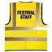 Festival Staff Printed Hi Vis Vest
