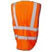 Orange Pull Apart Railway Hi Vis Vest with pockets