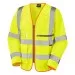 Leo Superior Sleeved Hi Vis Vest with Tablet Pocket - S24  YELLOW
