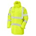 Leo Superior Hi Vis Yellow Coat Class 3
