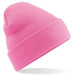 Embroidered Knitted Beanie Hat Beechfield BC045 Classic Pink