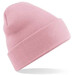 Embroidered Knitted Beanie Hat Beechfield BC045 Dusty Pink