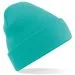 Embroidered Knitted Beanie Hat Beechfield BC045 Mint
