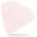 Embroidered Knitted Beanie Hat Beechfield BC045 Pastel Pink
