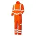 Orange Railway Hi Vis Coverall Class 3 - Leo CV01 FRONT