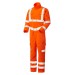 Orange Railway Hi Vis Coverall Class 3 - Leo CV01 FRONT