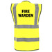 Fire Warden hi vis vest