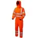 Hi Vis Waterproof Coverall With Hood Leo CV02 EcoViz