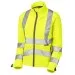 Ladies Hi Vis Softshell Jacket Leo SJL01 EcoViz Yellow