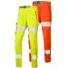 Ladies Stretch Cargo Trousers with Hivis Stripes Leo WTL01 EcoViz