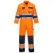Portwest Hi-Vis Coverall Orange/Navy - TX55 FRONT