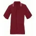 BURGUNDY/WHITE