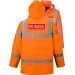 Fire Marshal Pre Printed Coat Orange