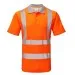 PULSAR Life Men's Sustainable Hi Vis Poloshirt Orange LFE924