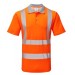 PULSAR Life Men's Sustainable Hi Vis Poloshirt Orange LFE924