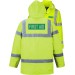 First Aid Printed Hi Vis Coat Yellow