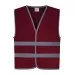 Kids Hivis Vests Maroon