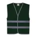 Kids Hivis Vests Bottle Green