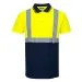 Portwest s479 yellow and blue polo shirt