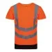 Regatta Pro hi-vis short sleeve t-shirt TRS194 Orange/Navy