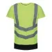 Regatta Pro hi-vis short sleeve t-shirt TRS194 Yellow/Navy
