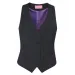 Brook Taverner Scapoli Waistcoat Charcoal Pinstripe