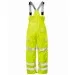 HI Vis Yellow Waterproof Bib & Brace Salopettes P521