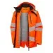 PULSAR Life Ladies Hi Vis Insulated Parka Orange LFE969