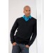 Henbury HB720,12 Gauge V-NECK JUMPER