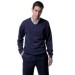 Russell J710M V-neck true knit sweater